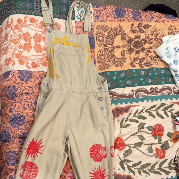 Free People Pants - Free People Ziggy Printed Overalls